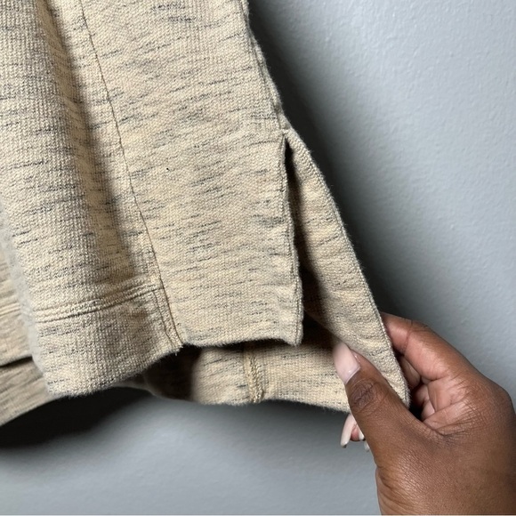 J. Jill Fit Women Sweater XL Tan Scoop Neck‎ Boxy Oversized Casual Lounge Travel - Picture 6 of 10